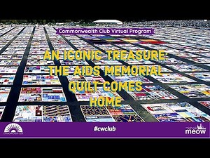 An Iconic Treasure: The Aids Memorial Quilt Comes Home