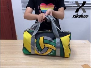 Green Blue Baseball Waterproof Duffel Bag Gym Dance Sport Perform Training Travel Bag for Teens Adults Women Men