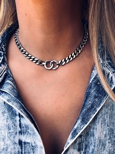 Silver Eternity Day Collar - Etsy