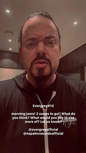 Evergrey#14 morning jams! 2 songs to go!! What do you think? What would you like to see more of? Let us know? @evergreyofficial @napalmrecordsofficial | Evergrey