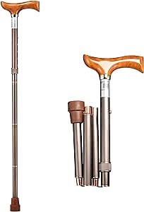 Folding Cane for Women Adjustable - -Walking Canes for Senior Men & Women for Balance - Foldable and Lightweight for Easy Storage and Travel
