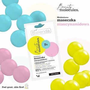 Znacie nasze maseczki z serii Beauty Molecules? 💙 Molekularna elektrolitowa maseczka – do każdego rodzaju cery również wrażliwej nawilżenie, ukojenie, rewitalizacja skóry 80% ze składników aktywnych ukierunkowane na poprawę nawilżenia skóry 💛 Molekularna synbiotyczna maseczka – do cery odwodnionej i wrażliwej łagodzenie, odżywienie, nawilżenie skóry 83% ze składników aktywnych ukierunkowane na regenerację skóry 💗 Molekularna niacynamidowa maseczka – do cery problematycznej redukcja niedoskona