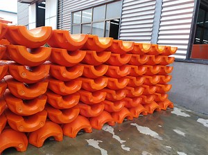 [Hot Item] Factory MDPE Pipe Floaters Hose Floaters with PU Foam Inside for Dredging Pond