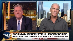 Dr Norman Finkelstein tells Piers Morgan he saw he had 'humanity' when he watched him judge Susan Boyle on Britain's Got Talent - before comparing the singer to the people of Gaza. | Piers Morgan Uncensored