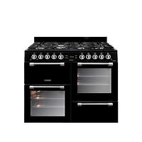 CK100F232K 100cm Cookmaster Dual Fuel Range Cooker, Black