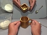 Artist shows off confusing mug that looks both round and square