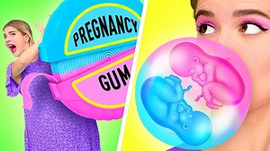 I’M PREGNANT WITH A DOLL! NORMAL PREGNANT VS SUPERHERO PREGNANT - Pregnancy Situations by Kaboom Zoom | Zoom Zoom