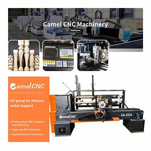 [Hot Item] Camel CNC Ca-1530 1516 1512 Auto Tool Change CNC Wood Lathe with Spindle for Cylindrical Wood