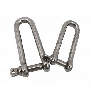 [Hot Item] Stainless Steel 316 Long D Shackle M10 with Screw Pin for Marine Hardware