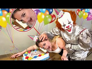 WE THREW PENNYWISE A BIRTHDAY PARTY AT 3AM...(BAD IDEA)