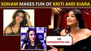 Arjun Kapoor and Sonam Kapoor were the latest guests on Koffee with Karan Season 7. During the rapid fire round Karan Johar shocked after Sonam Kapoor calls Kiara Advani, Kriti Sanon ‘underrated’. Have a look | Bollywood Now