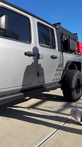 1.5K views · 1.1K reactions | Need to access the roof of your Jeep? These @bodyarmor4x4 Folding Hinge Steps are perfect! Powdered coated black for durability. Tension screws to adjust so that the steps stay up even in the roughest terrain. They also hold up to 350lbs! If you have a roof rack these are a must have! Plus they look cool  Order a set through quadratec.com. @quadratec #reels #install #fyp #fypシ #diy | Lone.rubicon | Facebook
