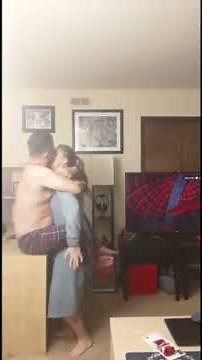 strong wife lift carry romance with her husband #liftaguychallenge #fitness #workout