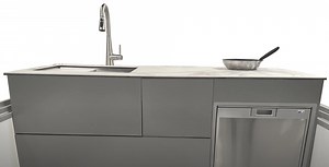 First Look Inside the CyberLandr Overlander: A Kitchen With Invisible Cooktop