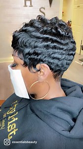 Quickweave….Lil sideburn action. | Essentials Hair Salon