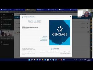 how to sign into the Cengage HW system