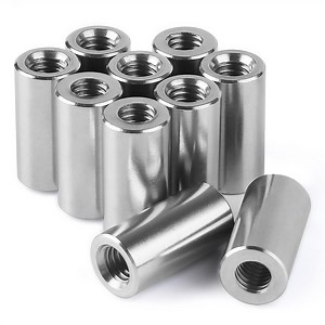 [Hot Item] M6 Round Connector Nuts 304 Stainless Steel Coupling Nut Long Nut