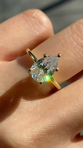 22 reactions · 6 comments | A pear-fect diamond solitaire ring ✨ Featured is our stunning pear cut diamond solitaire engagement ring with hidden diamond halo  Visit our website for more stunning pear cut diamond sparklers or contact us for pricing. mazzone.com.au | Andrew Mazzone Design Jewellers | Facebook