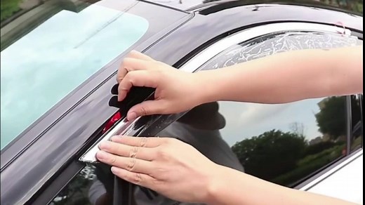 Side Window Visor Deflectors Compatible with Toyota Highlander 2021 2022 Rain Vent Guars 4 Piece Car Wind Vent Air Deflector