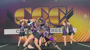WILD All Stars Cheerleading Pink Panthers 💜🖤 | Champion Cheer Central, Inc