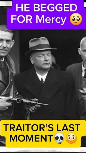 Anton Mussert’s Final Hours: How It All Ended😳🥺 #WorldWar2 #WW2History #AntonMussert #DarkHistory