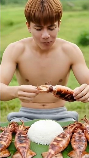 Grilled Squid ❤️👌 #squid #menu #advenceture #seafood #mukbang #foods #foodlover #seafoods