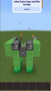 i build a robot in Minecraft! 😱 mind blown