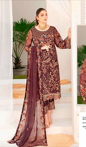 2.6K views · 33 reactions | Ramsha Fepic Indian Dress এত সুন্দর ইন্ডিয়ান একটা ড্রেস পুরো কাজ দেখলে ই প্রেম এ পরে যাবেন এই ড্রেস এর ঈদ সিজন এ কিন্তু এই ড্রেস এত কম প্রাইজ এ দিতে পারবো না । | Nokshi Bangla-নকশী বাংলা | Facebook