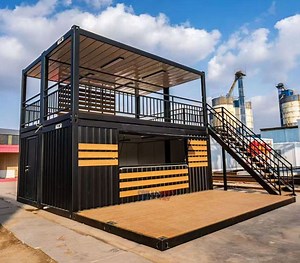 [Hot Item] 20FT Prefab Food Container with Kitchen Equipment Bar Container