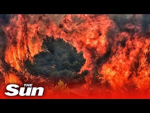 Live: Greece wildfires break out south of Athens