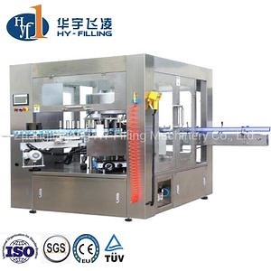 [Hot Item] Automatic Hot Melt Adhesive Labeller Bottle Automatic Round Bottle Hot Melt Adhesive Wrap Around OPP Glue Labeling Machine OPP Labeling Machine