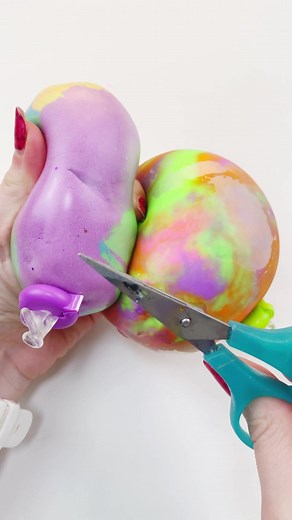 Exploring Rainbow Squishies: Cutting & Revealing Surprises