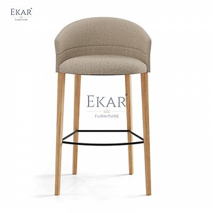 [Hot Item] Modern Bar Stool – Sleek Design with Durable Metal and Natural Materials