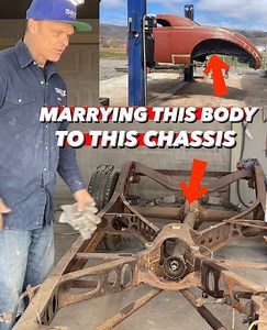 We're going to marry this 1940 Ford body to the 1947 Ford chassis we just finished stripping down 🔥 | Bad Chad