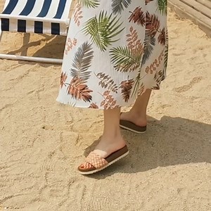 Watch Women Wedge Slide Sandals on Amazon Live