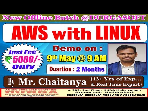 AWS with LINUX Offline Training @ DURGASOFT