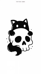 Cat references, designs available at Tattoo Kami - Stencils, Ideas, Photos #cat #catlover #tattooideas | Tattoo Kami - Stencils, Ideas, Photos