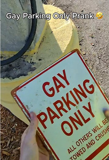 Gay parking only prank😂 | prank