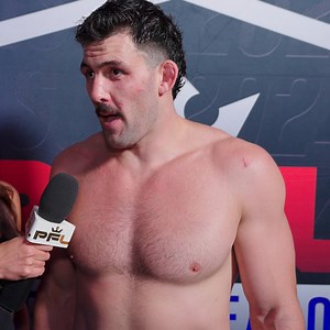 #2 seed Light Heavyweight Rob Wilkinson catches up with Karisa Maxwell after his victory over Josh Silveira | PFL MMA