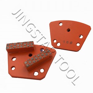 [Hot Item] Blastrac Trapezoidal Diamond Grinding Block for Concrete and Terrazzo Floor