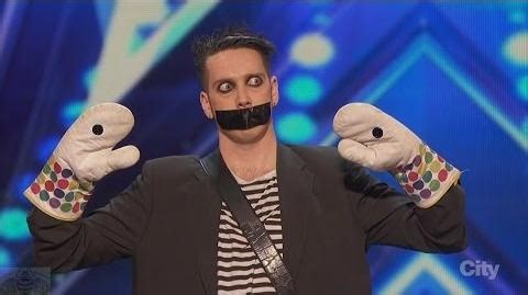 America's Got Talent 2016 Tape Face Incredibly Inventive Comedy Act Full Clip S11E01