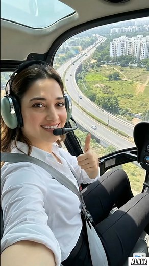 Inside the Heart of Flight: A Fearless Young Woman Pilot Guiding Her Helicopter Across the Bright, Endless City scape | Alana Bhatia