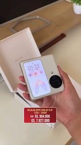 ✨ Celular #OPPO Find N3 Flip, cuenta con cámara frontal de 32MP y triple cámara trasera de 50 MP 32 MP 48MP, captura cada detalle con precisión.📸📱 256GB de almacenamiento, este smartphone ofrece un rendimiento excepcional. 😎 Incluye funda protectora para mantener tu dispositivo seguro y elegante.😍🎁 *Disponible en color Dorado y Negro. 📲Solicitá en www.tupi.com.py🛒 Desde donde estés🧑‍💻 | TUPI Electrodomesticos S.A.
