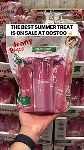 5.6K views · 678 reactions | ⭐️⭐️⭐️⭐️⭐️ “Perfect for the beach, pool parties, backyard treats, or for hot summer days!” JonnyPops 48ct Organic Freezer Pops are $2.50 OFF until 7/24 at a Costco near you! 朗 Find them in the shelf-stable juice aisle and freeze at home!  @costcobuys | JonnyPops | Facebook