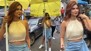 16K views · 102 reactions | Ragini MMS Hot Actress Karishma Sharma Spotted For Pehali Baarish Promotion at Andheri | Varinder Chawla | Facebook