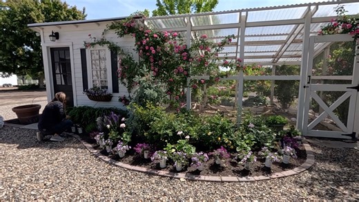 Planting the Chicken Coop Flower Bed, the Hartley End Caps & the Pond Berm! 🌸🌸🌸 | Garden Answer