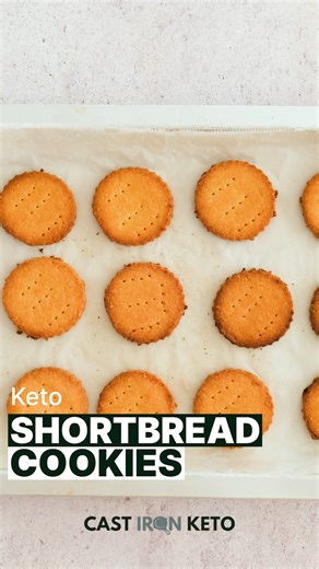 These Almond Flour Shortbread Cookies are gluten-free, sugar-free,...