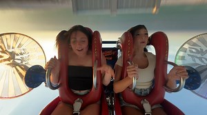 Aubrey & Addison 2nd Ride | Slingshot & Vomatron at Indy Speedway