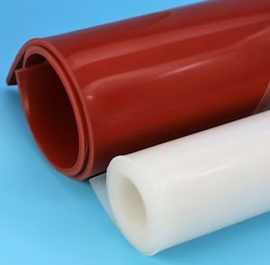 [Hot Item] Customizable Flexible Transparent Red Silicone Rubber Sheet for Versatile Applications