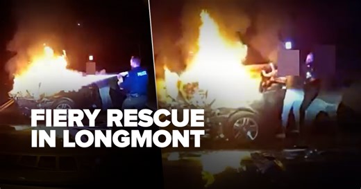 Victims trapped in burning car as Longmont officer, neighbors rush to scene